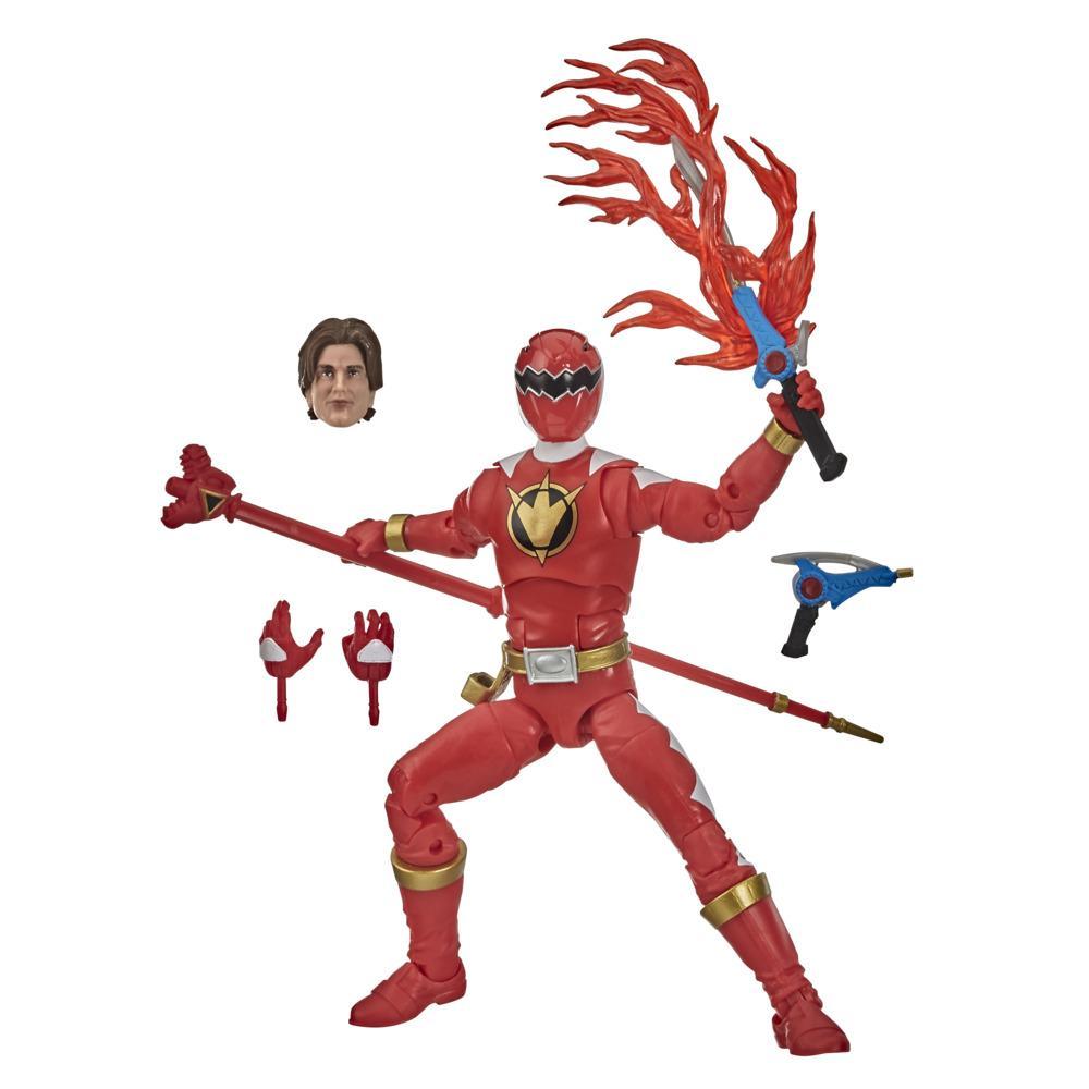 Power Rangers Lightning Collection Dino Thunder Red Ranger 6-Inch Premium Collectible Action Figure Toy with Accessories