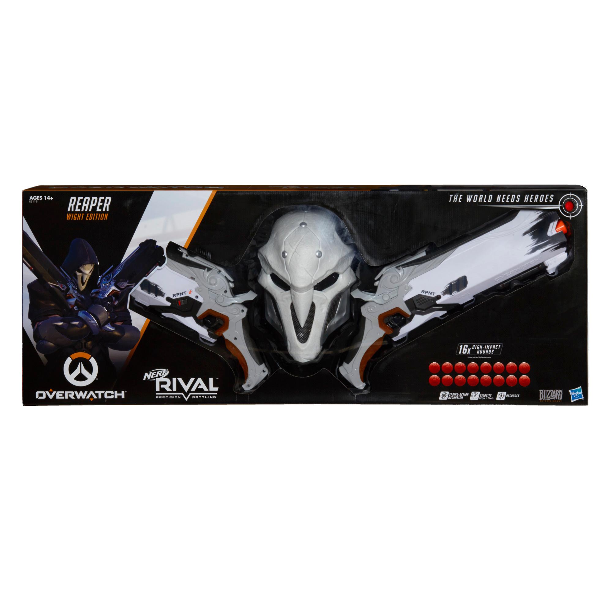 Details about   Nerf Rival Overwatch Reaper White Edition Collector Pack New 