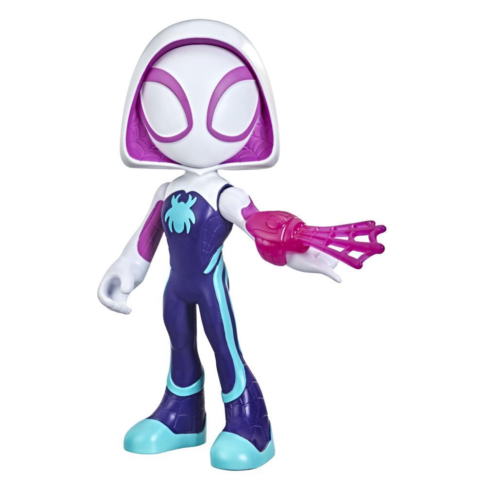 Marvel Spidey and His Amazing Friends Supersized Ghost-Spider Action Figure, Preschool Super Hero Toy, Kids Ages 3 and Up