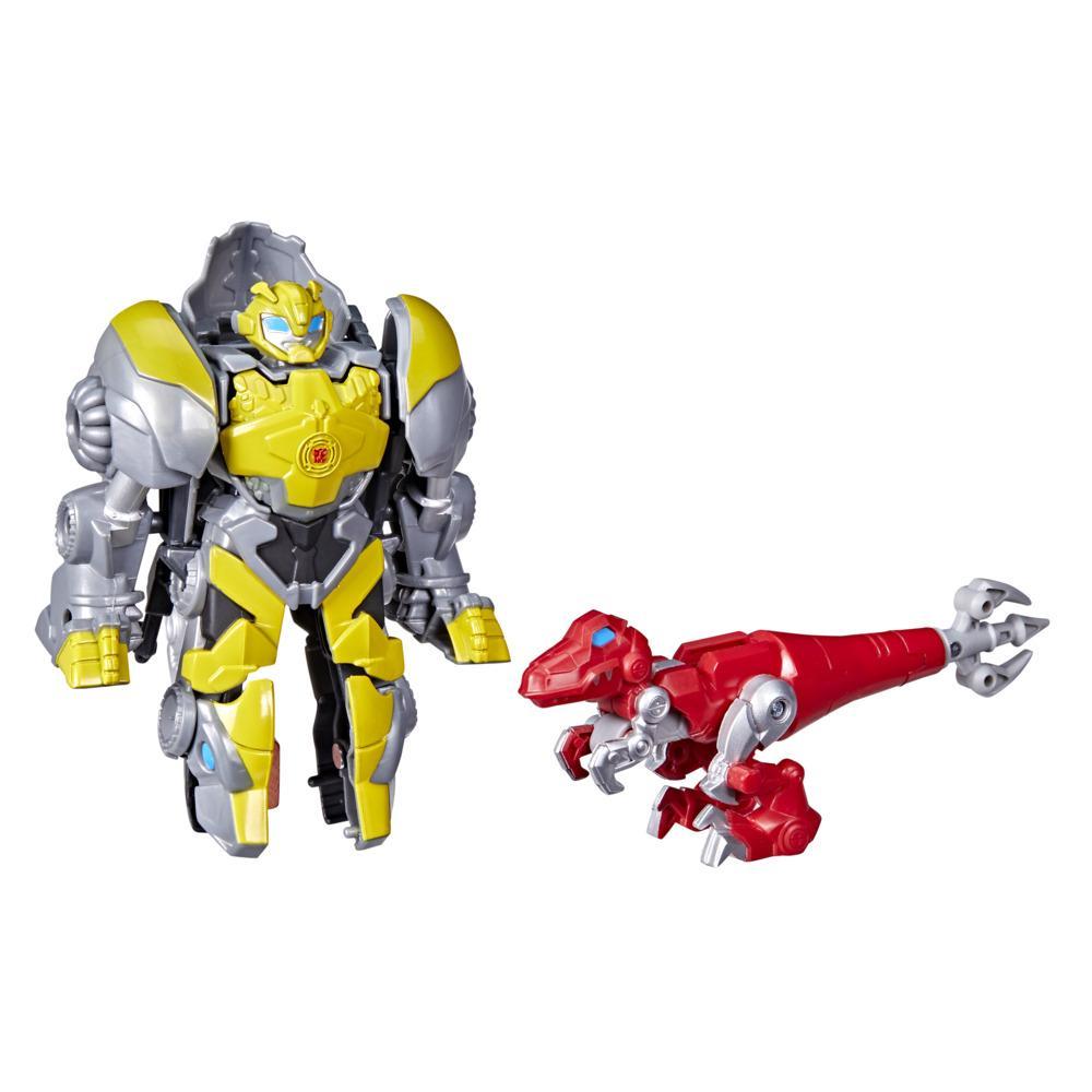 Transformers Dinobot Adventures Dinobot Defenders Bumblebee 2-Pack, 4.5-Inch Toys, Ages 3 and Up