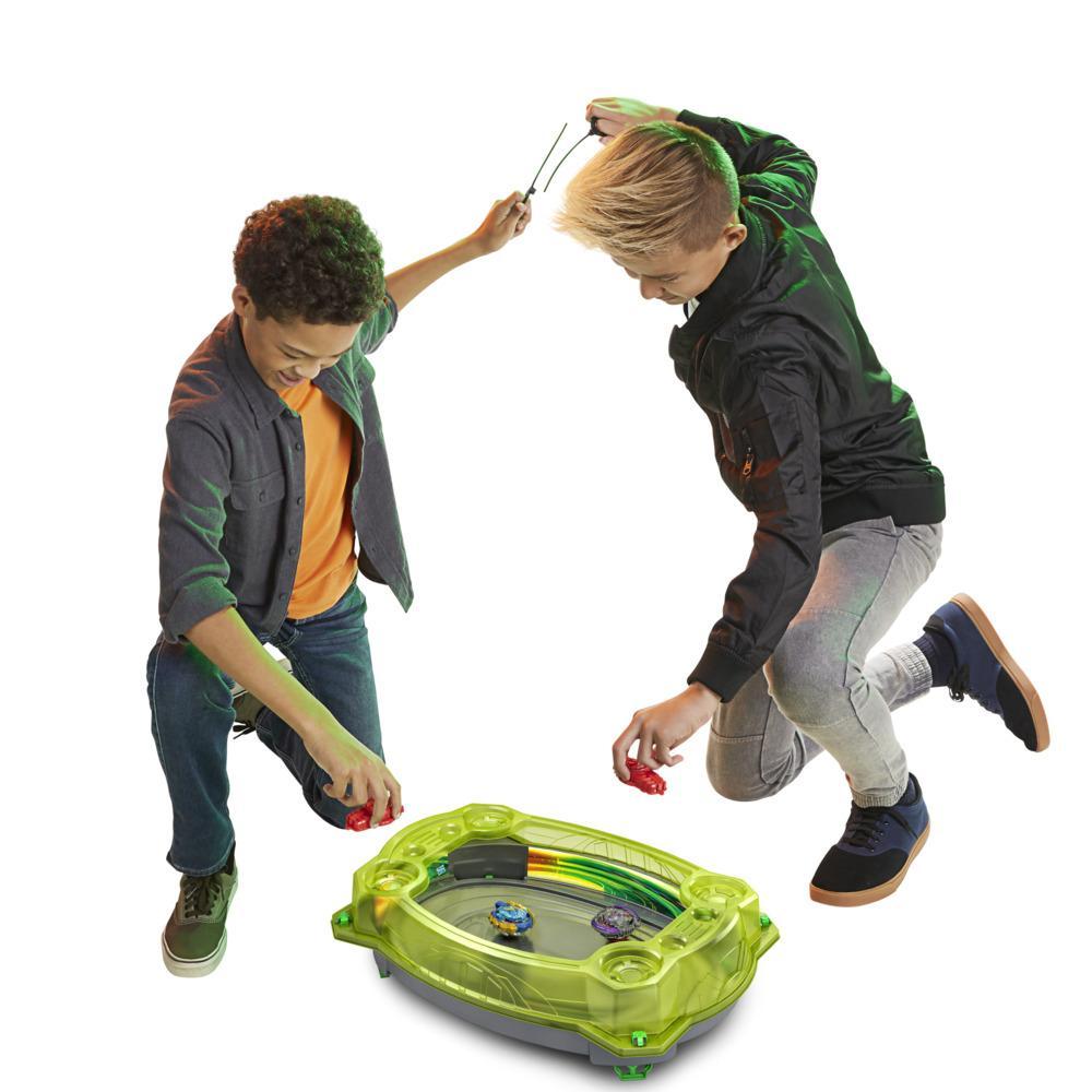 Beyblade Burst QuadDrive Collision Nebula Battle Set Game -- Beystadium, 2 Toy Tops and 2 Launchers for Ages 8 and Up