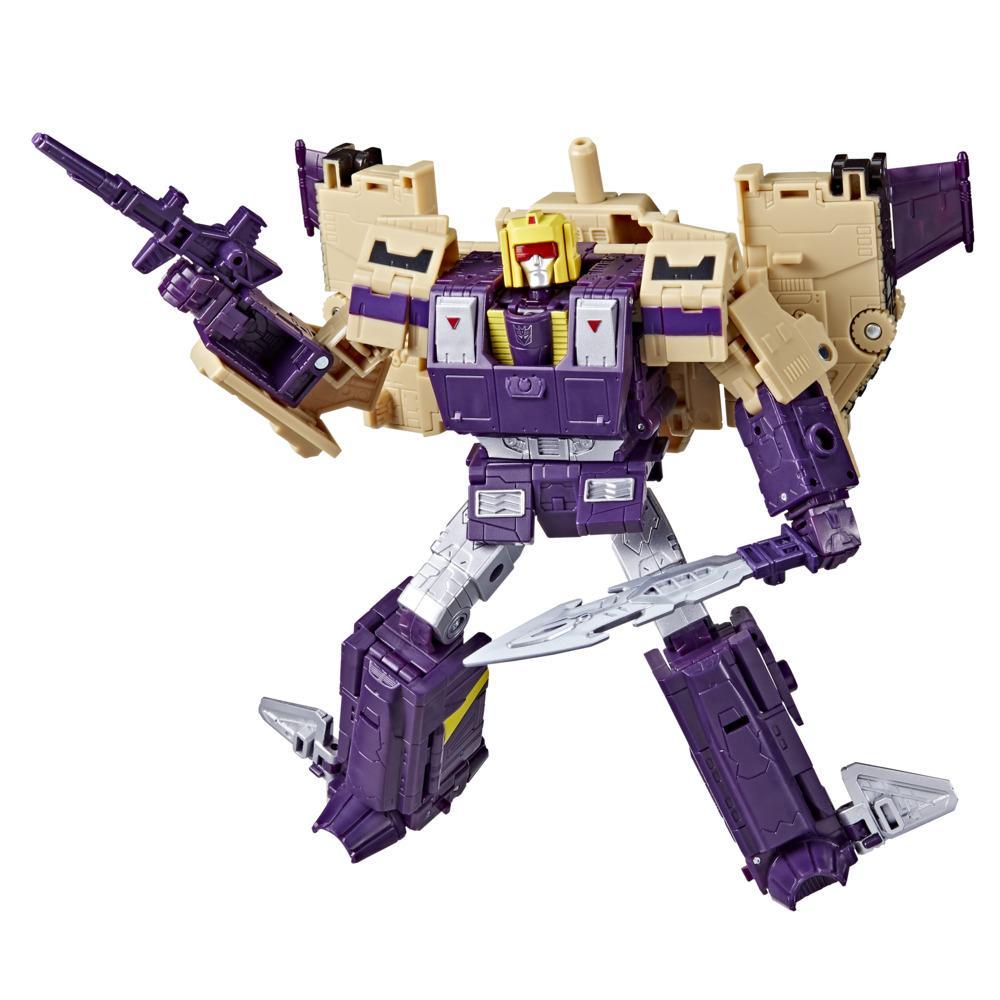 Transformers Toys Generations Legacy Series Leader Blitzwing Triple  ChangerAction Figure - 8 and Up, 7-inch - Transformers