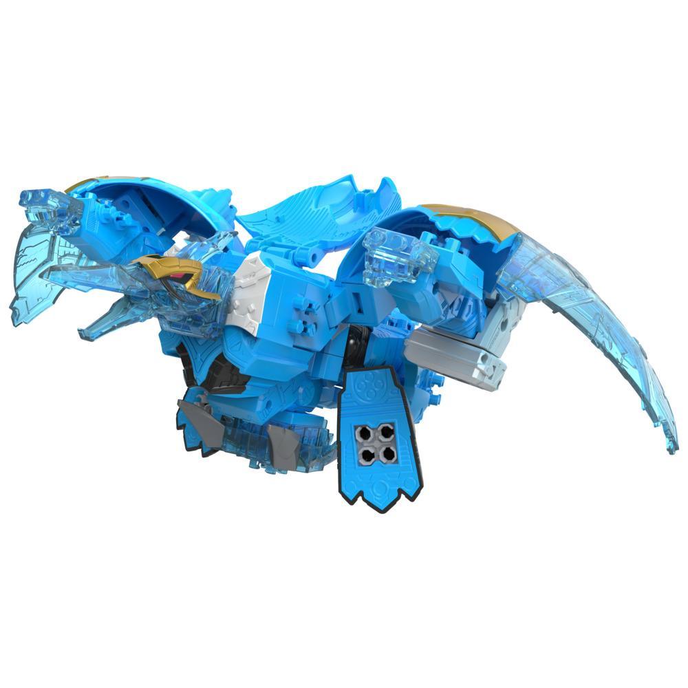 Power Rangers Dino Fury Ptera Freeze Zord Kids 4 and Up Morphing Dino Robot, Zord Link Mix-and-Match Custom Build System
