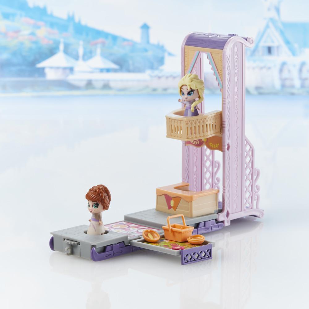 Hasbro Disney's Frozen 2 Twirlabouts Picnic Playset Sled-to-Castle with Elsa and Anna Dolls and Accessories Toys for Kids Ages 3 and Up F1823 