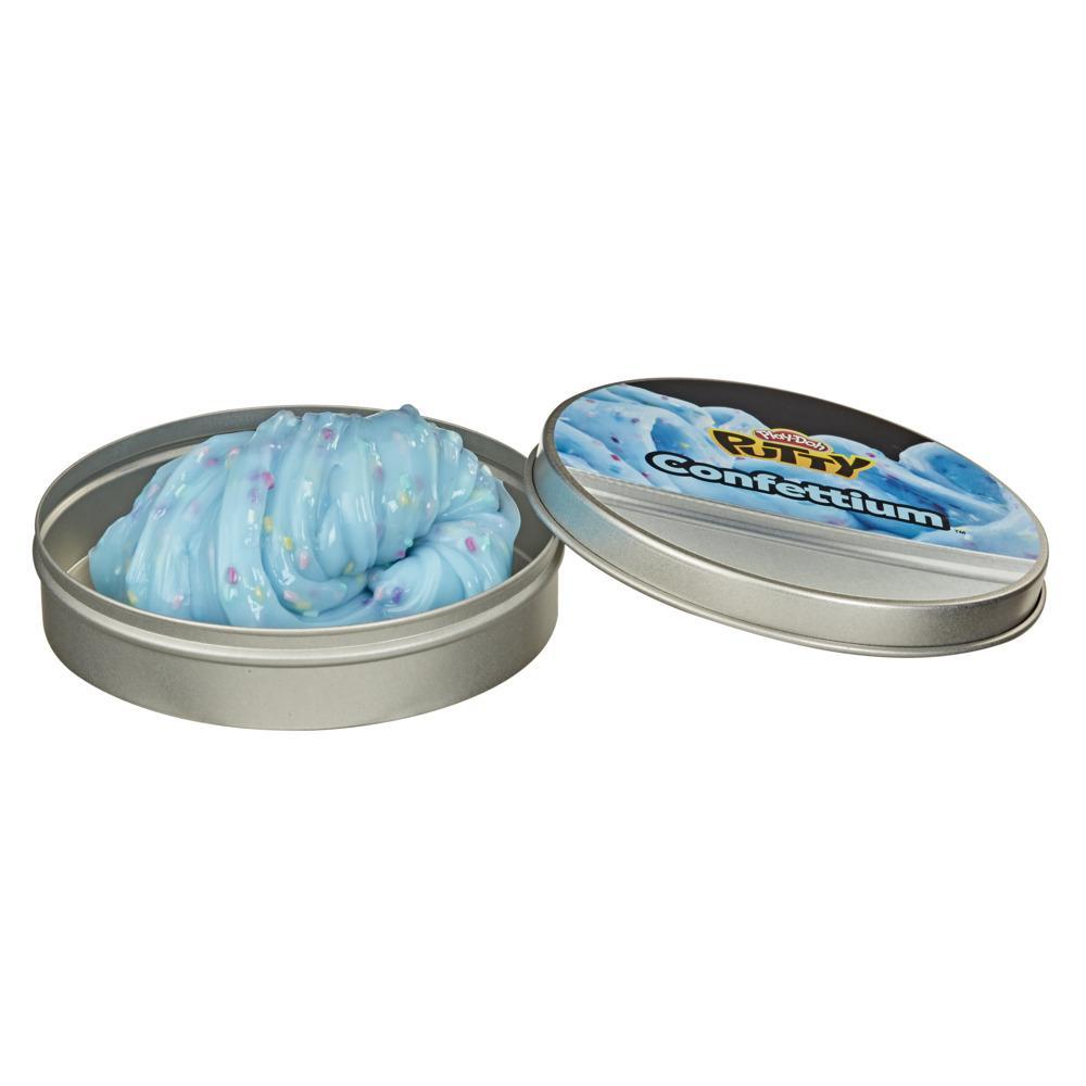 Play-Doh Putty Confettium Blue Confetti Putty for Kids 3 Years and Up, 3.2 Ounce Tin