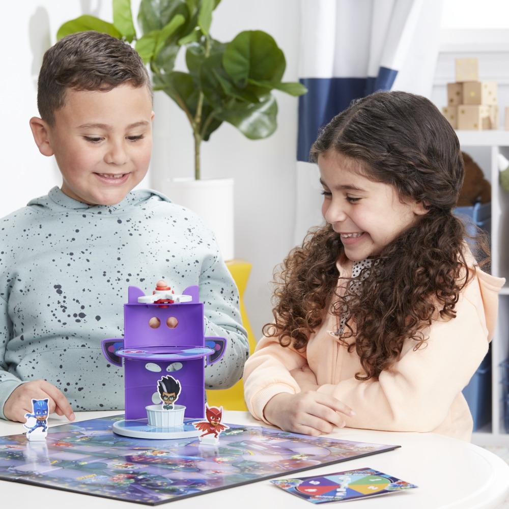 PJ Masks HQ Rescue Board Game for Kids Ages 4+ Fun Preschool Game, Includes  3D Plastic Tower - Hasbro Games