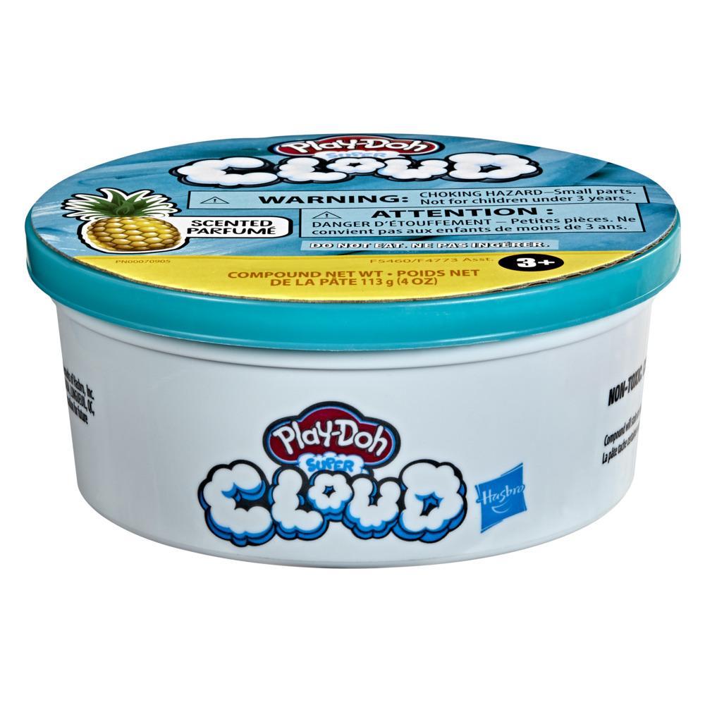 Play-Doh Super Cloud Teal Pineapple Scented 4-Ounce Single Can of Puffy, Ooey Gooey Compound, Non-Toxic
