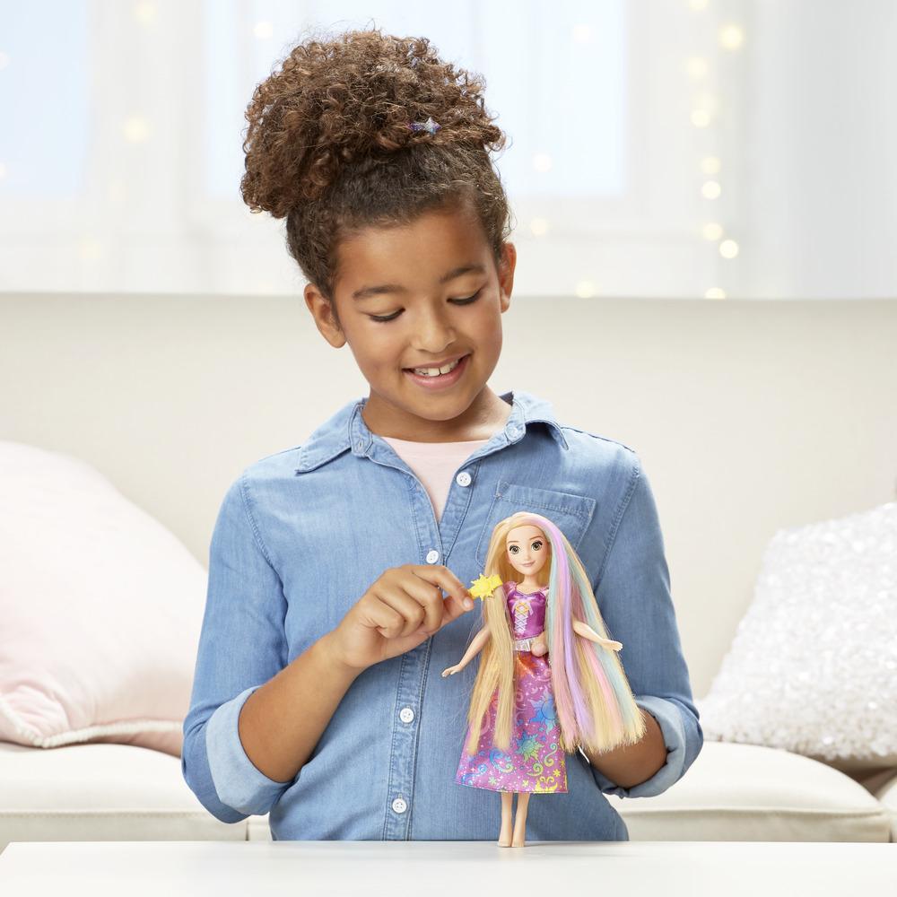Disney Princess Rainbow Styles Rapunzel Hair Play Doll 