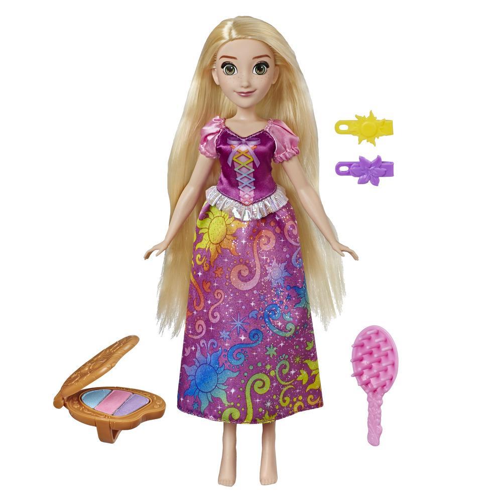 Disney Princess Rainbow Styles Rapunzel Hair 11in Play Doll Damaged for sale online 