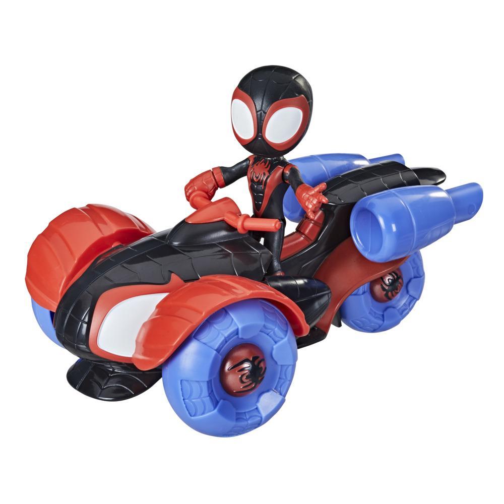 Marvel Spidey & His Amazing Friends Change 'N Go Techno Racer with Miles Morales 