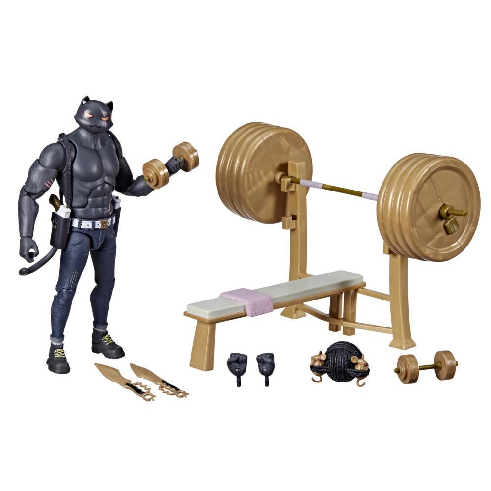 Hasbro Fortnite Victory Royale Series Meowscles (Shadow) Collectible Action Figure and Accessories, Age 8 and Up, 6-inch