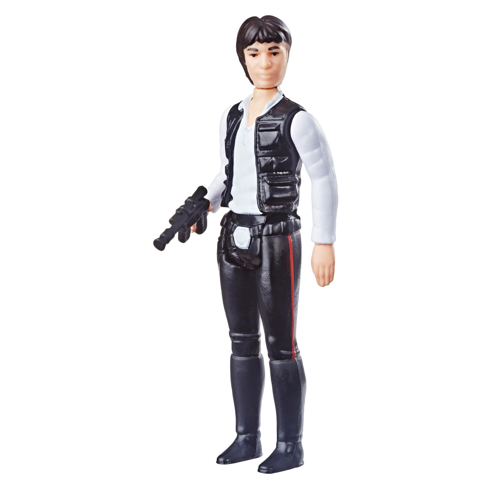 Star Wars Retro Collection Episode IV: A New Hope Han Solo 3.75-Inch-Scale Action Figure Toy – Inspired by Classic 1970s-Sculpt and Packaging Collectible Star Wars Figure