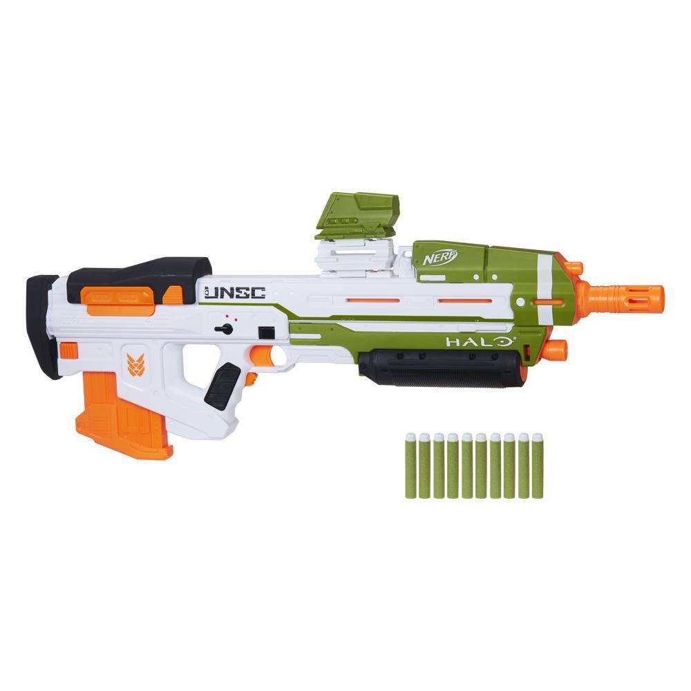Nerf Halo MA40 Motorized Dart Blaster -- Includes Removable 10 