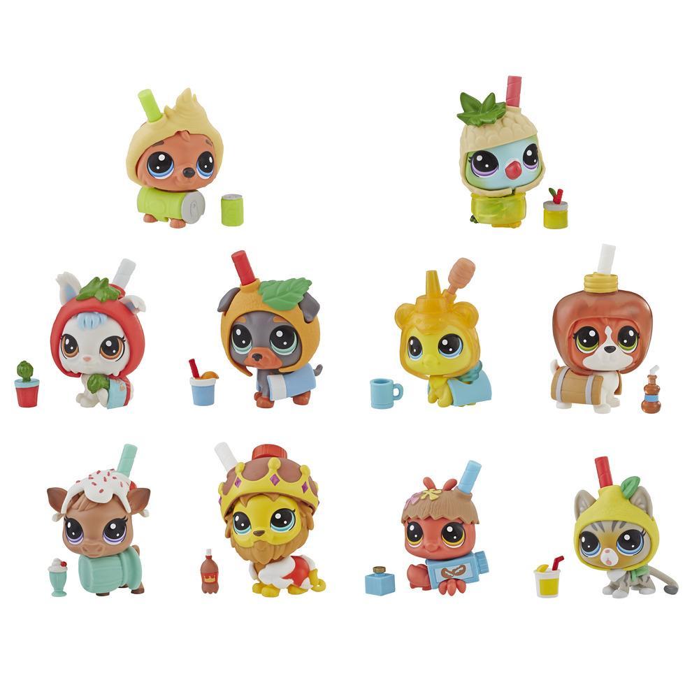 Littlest Pet Shop LPS Thirsty Pets Toys, 10 to collect