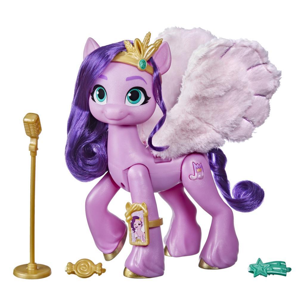 My Little Pony: A New Generation Movie Musical Star Princess Petals - 6-Inch Pony Toy that Plays Music for Kids 5 and Up