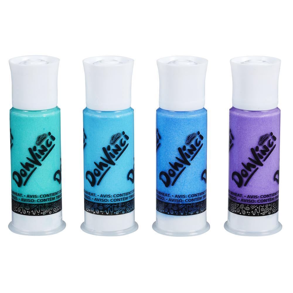 DohVinci 4-Pack Drawing Compound - Blues and Greens