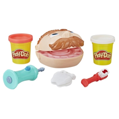 Play-Doh Mini Doctor Drill 'n Fill Dentist Playset 4 Oz With Tools for sale online 