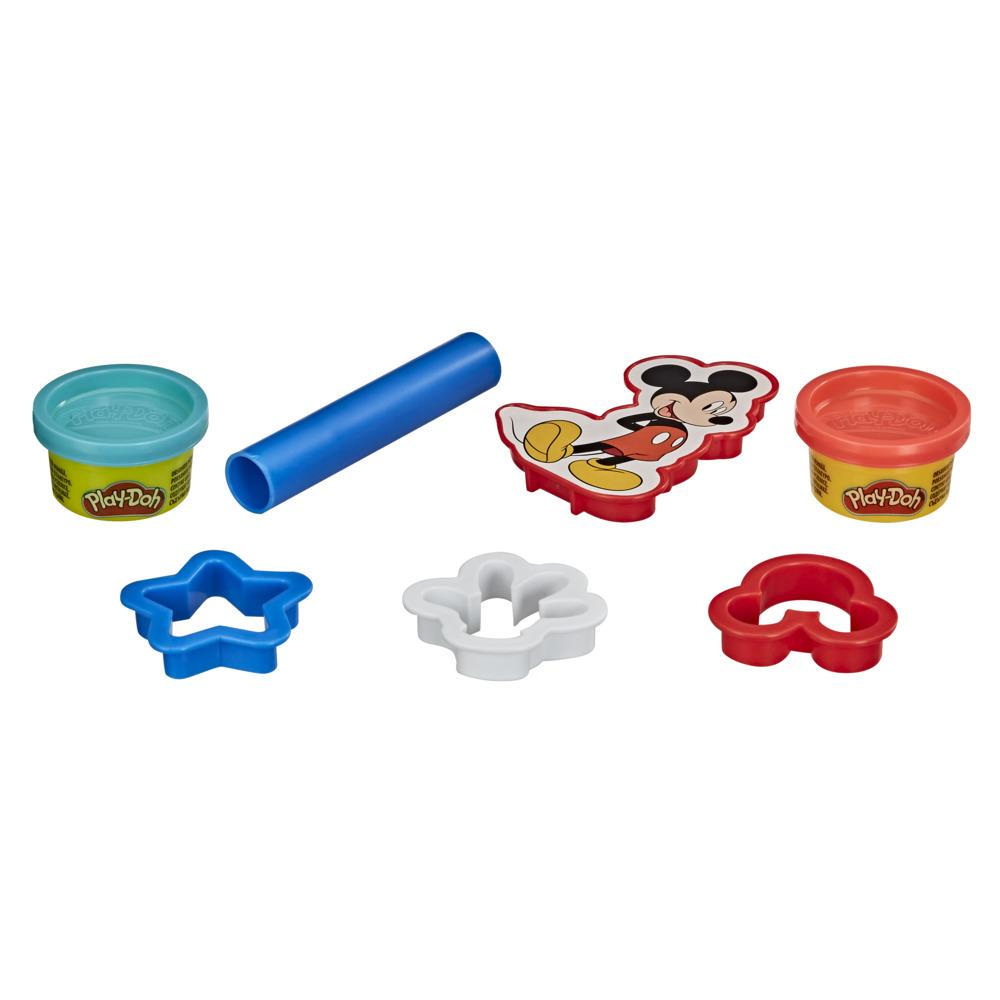 Play-Doh Disney Mickey Mouse 5-Piece Toolset for Kids 3 Years and Up with 2 Non-Toxic Play-Doh Colors