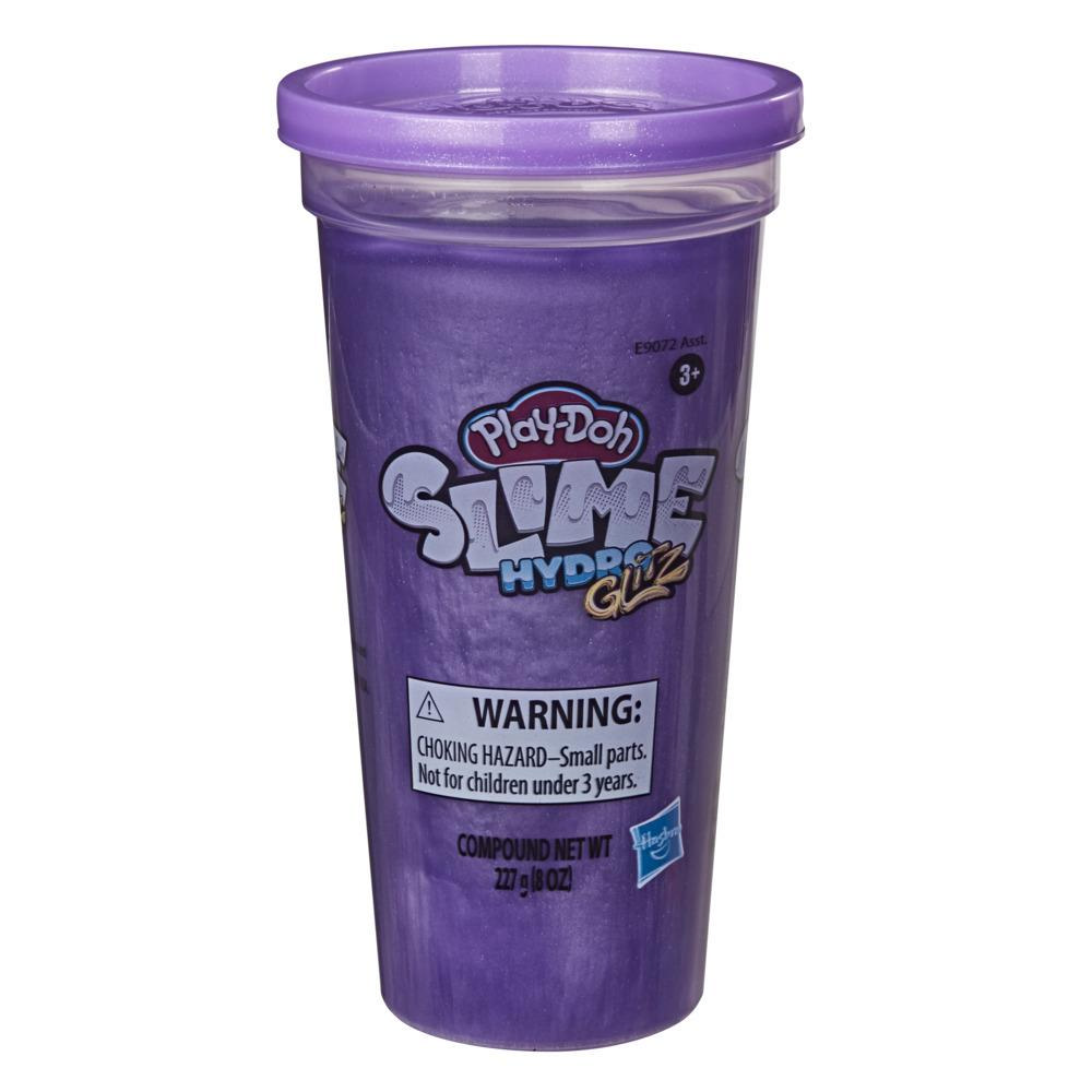 Play-Doh Slime HydroGlitz Metallic Purple Color, Single Can (8 Ounces)