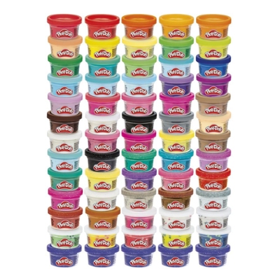 NEW total Details about   Play-Doh Super Color Pack of 30 Cans 60 oz