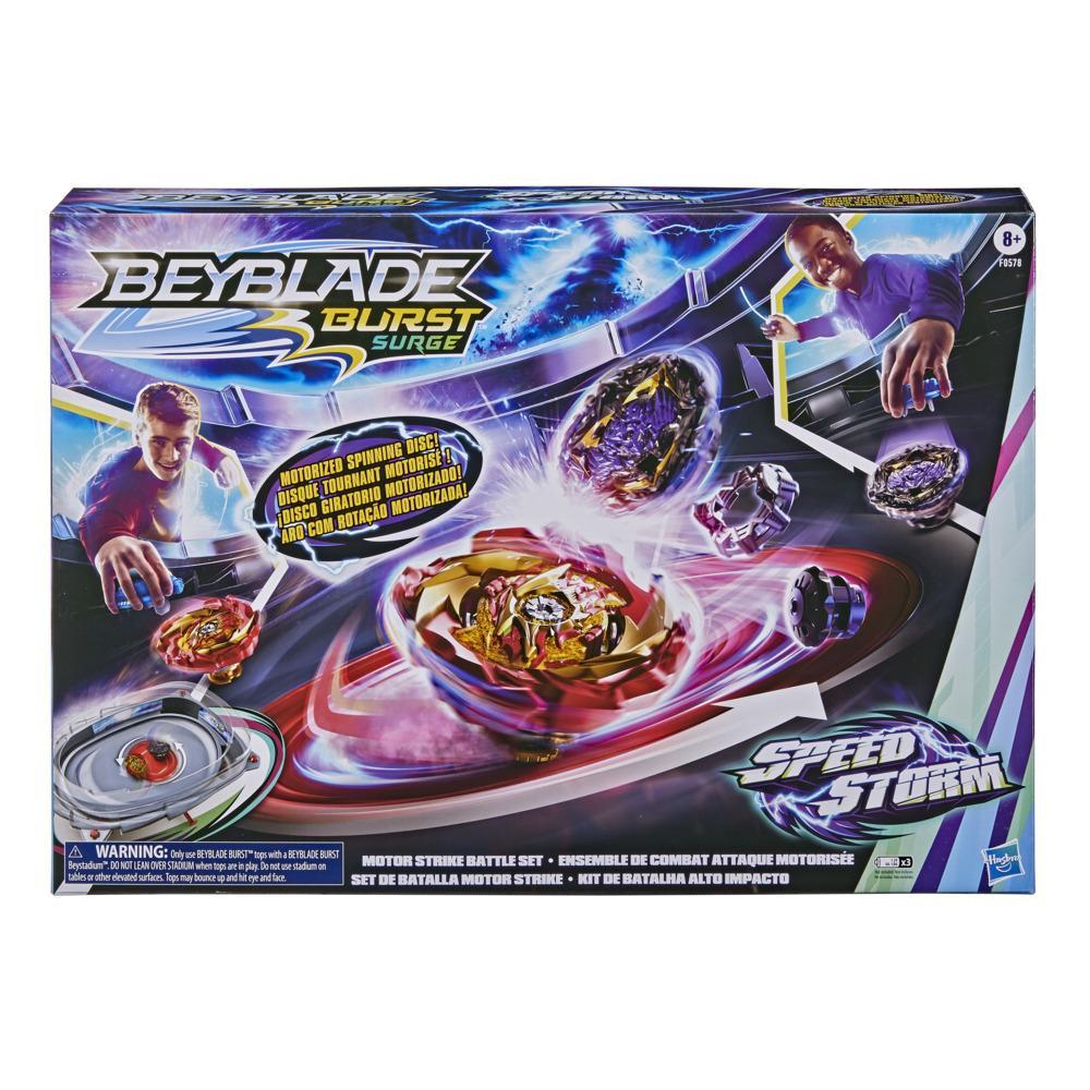  Beyblade Burst Surge Speedstorm Volt Knockout Battle Set –  Complete Battle Game Set with Beystadium, 2 Battling Top Toys and 2  Launchers