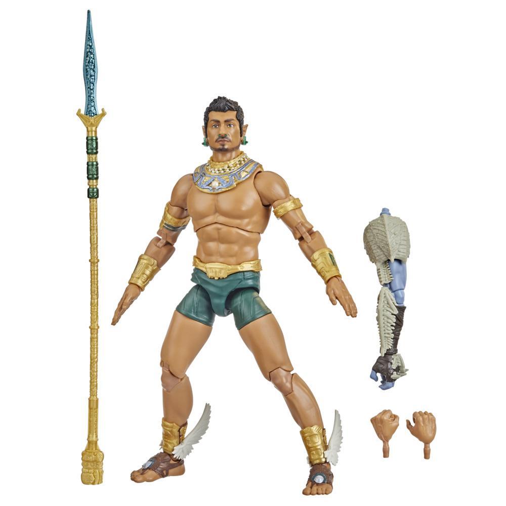 Marvel Legends Series Black Panther Wakanda Forever Namor 6-inch Action Figure Toy, 3 Accessories, 1 Build-A-Figure Part