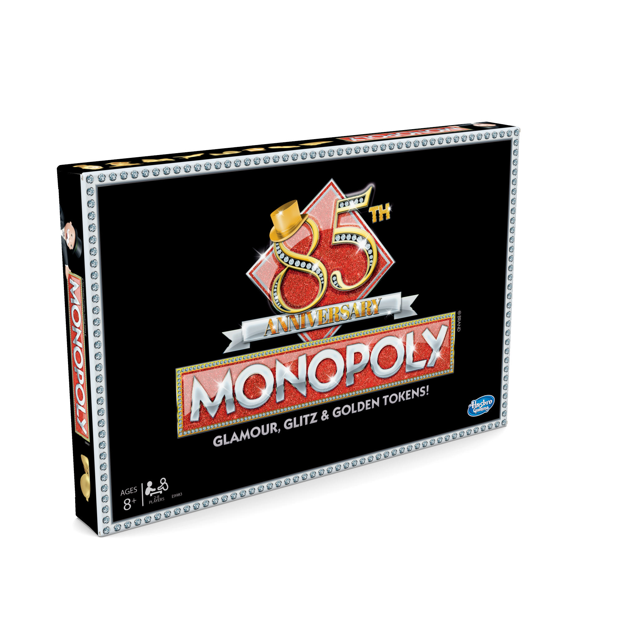 MONOPOLY 85th Anniversary Edition Board Game Golden Tokens BRAND NEW SEALED 
