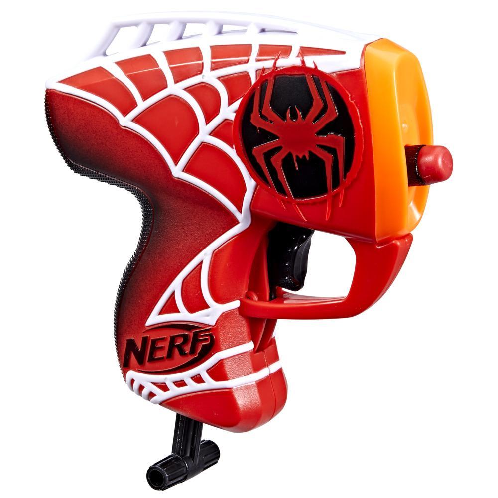 Nerf Spider-Man: Across The Spider-Verse, Miles Morales Dart Blaster, Movie Inspired Design, 2 Nerf Elite Darts