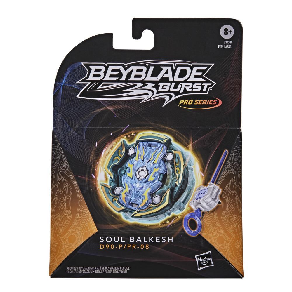 Beyblade Burst Pro Series Soul Balkesh Spinning Top Starter Pack -- Battling Game Top with Launcher Toy