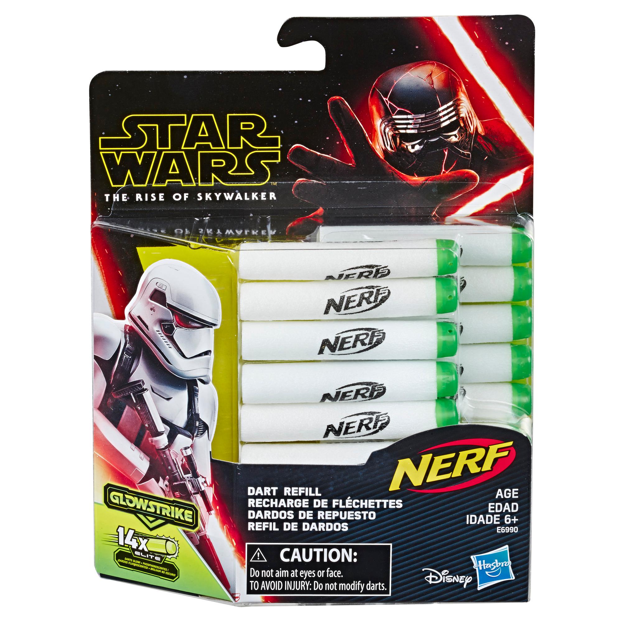 Star Wars Nerf Glowstrike Refill 14-pack Rogue One Darts Hasbro 7egbza1 B7865 for sale online 