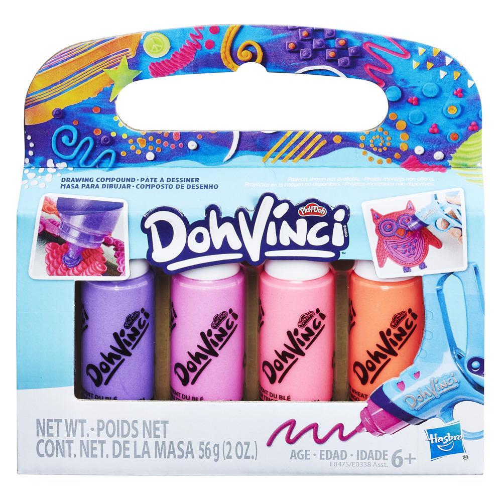 Play Doh DohVinci 4 Pack Drawing Pinks and Purples by Hasbro for sale online 