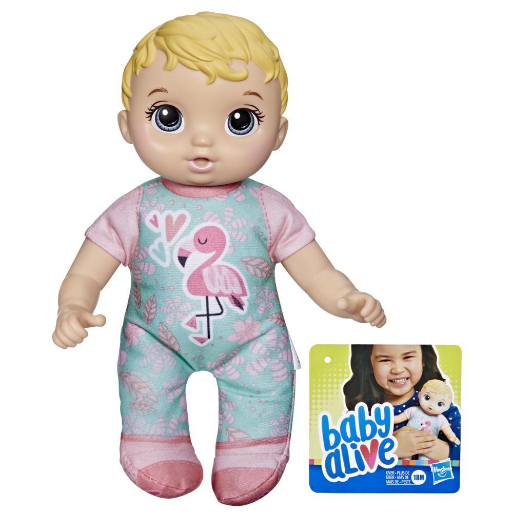 Alive Cute 'n Cuddly Baby Doll, 9.5-Inch First Baby Doll, Kids 18 Months and Soft Body Washable Toy, Blonde Hair - Baby Alive