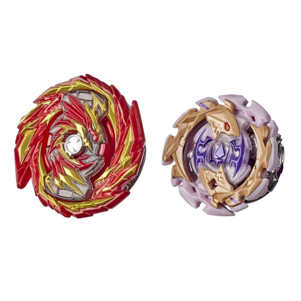 Beyblade Burst Rise Hypersphere Dual Pack Master Devolos D5 and Forneus F5 -- 2 Battling Top Toys Age 8 and Up