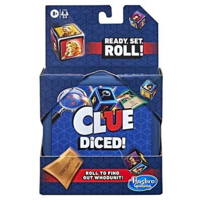 Clue Diced Game, Easy to Learn Game, Quick Game, Portable Travel Game, Travel Game, Fast Game for Kids Ages 8 and Up