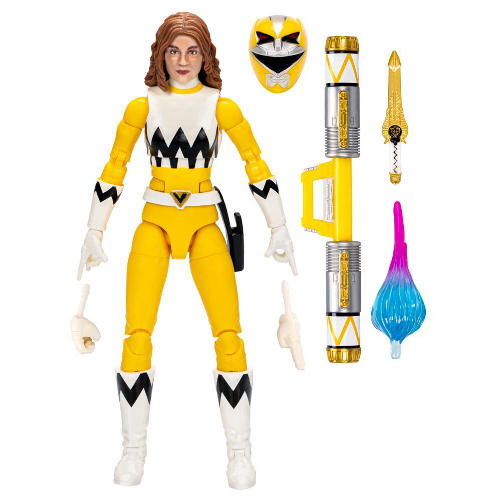 Power Rangers Lightning Collection Lost Galaxy Yellow Ranger 6-Inch Premium Collectible Action Figure Toy with Accessories
