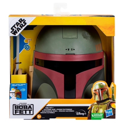 Star Wars Boba Fett Electronic Mask, Star Wars Costume for Kids Ages 5 and Up
