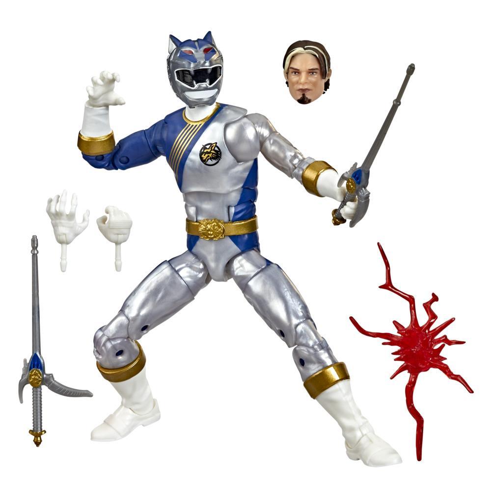 Power Rangers Lightning Collection Wild Force Lunar Wolf Ranger 6-Inch Action Figure Toy Power Pop Art Packaging Variant