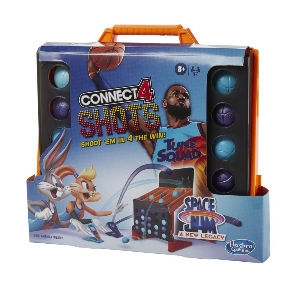 Connect 4 Shots: Space Jam A New Legacy Edition Game for 2 or More Players, for Kids Ages 8 and Up