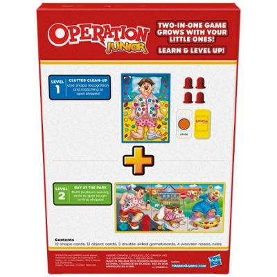 Operation Junior Board Game for Kids Ages 3 and Up, Preschool Games, Kids Games
