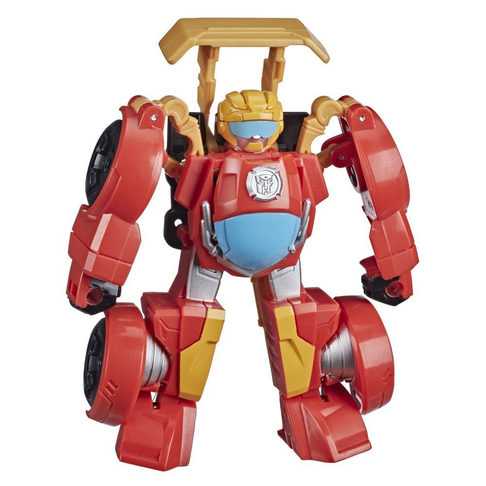Transformers Rescue Bots Academy Hot Shot, 4.5-Inch Collectible Action Figure, Converting Robot Toy for Kids Ages 3 and Up
