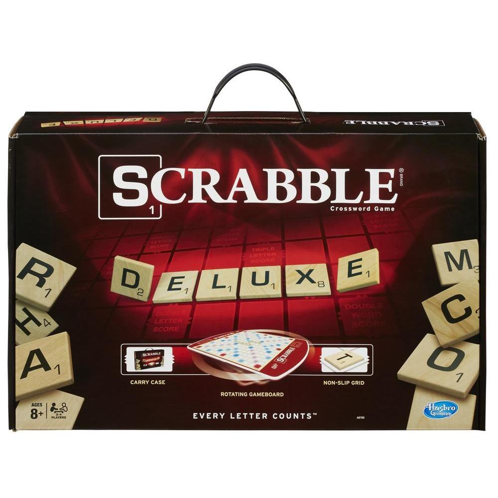 Scrabble Deluxe Edition Game - Hasbro Games