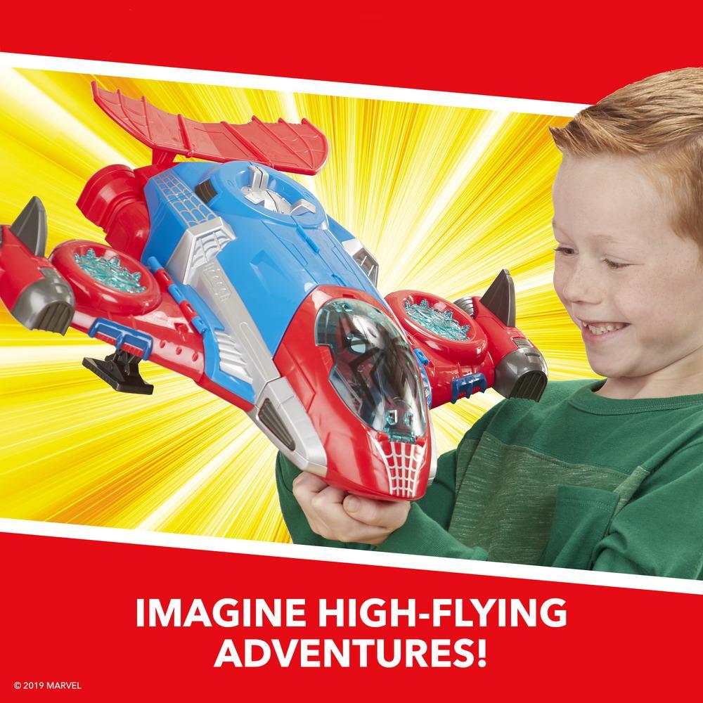 Playskool Marvel Super Hero Adventures Spider-man Jetquarters Action Figure for sale online 