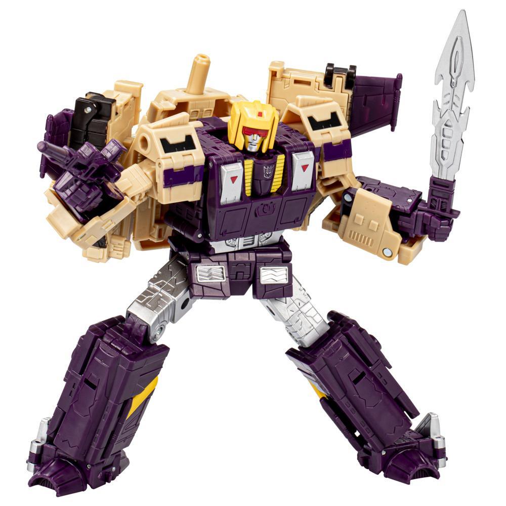 Transformers Legacy Evolution Leader Blitzwing Converting Action