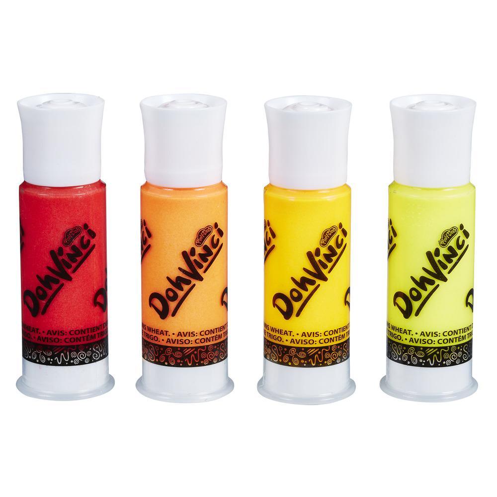 DohVinci 4-Pack Drawing Compound - Red, Orange, Yellow