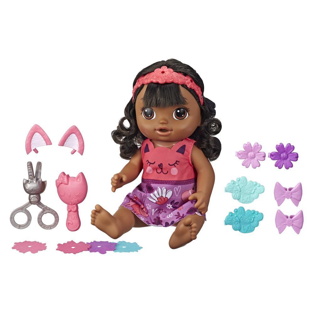 Details about   Hasbro Baby Alive Snip n' Style Baby Brunette Doll Hair Grows & Retracts 