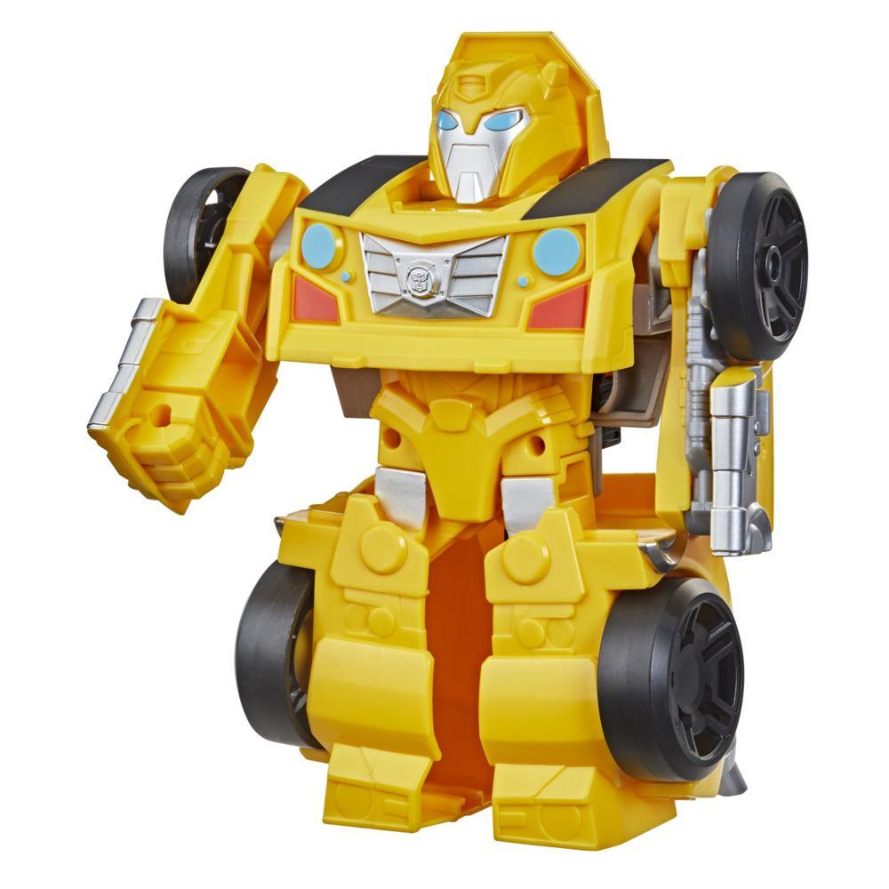 New PLAYSKOOL HEROES TRANSFORMERS RESCUE BOTS BUMBLEBEE Robot to Sports Vehicle 