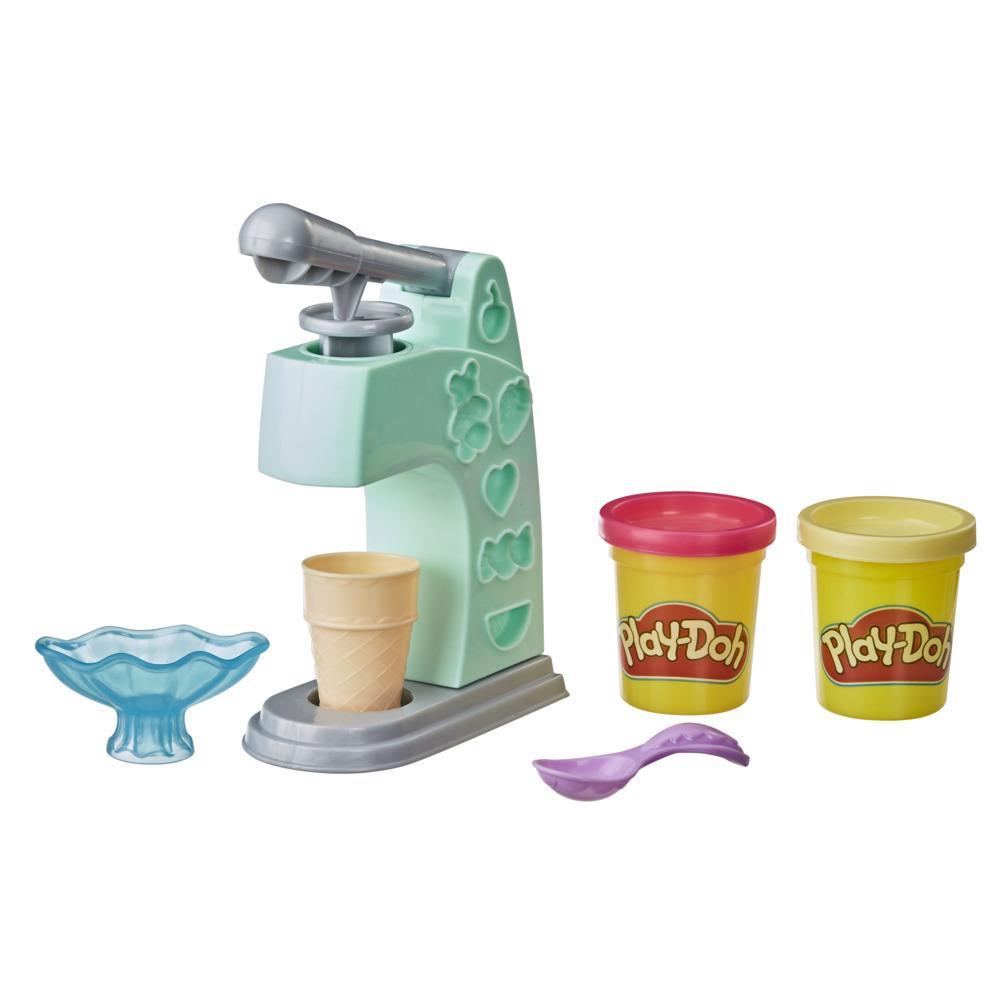 Play-Doh Mini Ice Cream Playset with 2 Non-Toxic Play-Doh Colors