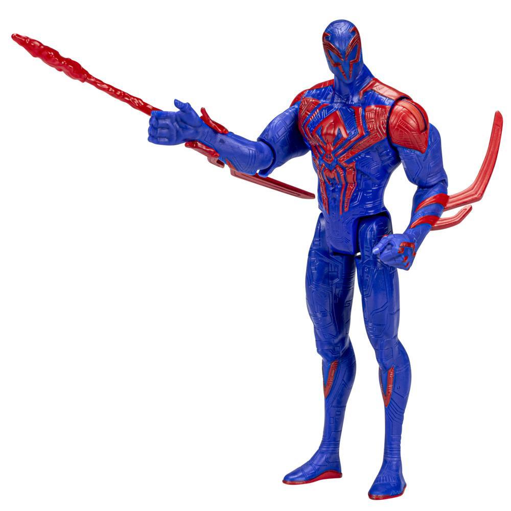 Marvel Spider-Man: Across the Spider-Verse Spider-Man 2099 Toy, 6-Inch-Scale Figure with Accessory, Kids Ages 4 and Up