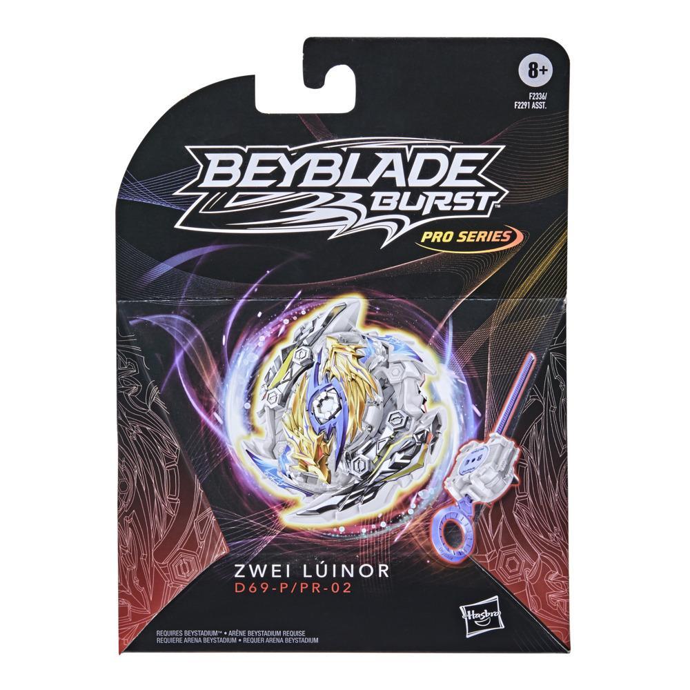 Beyblade Burst Pro Series Zwei Luinor Spinning Top Starter Pack -- Battling Game Top with Launcher Toy