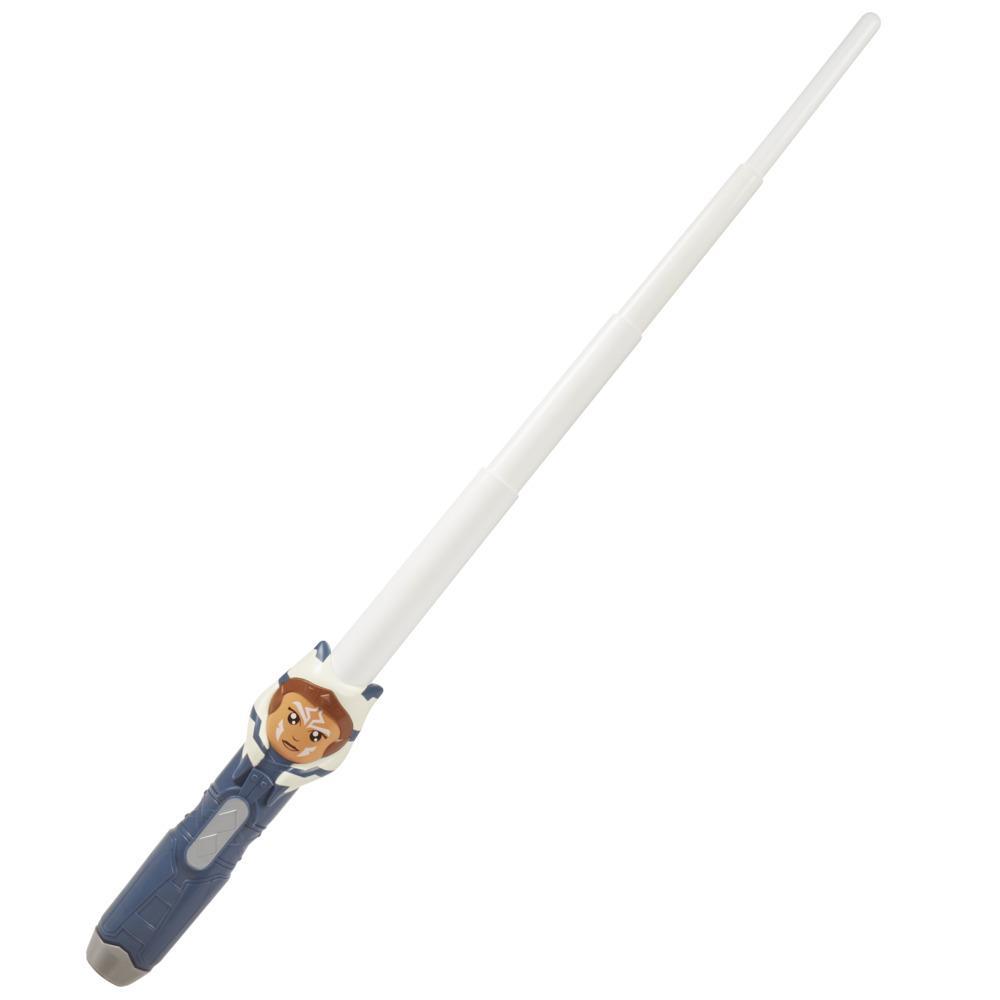 Star Wars Lightsaber Squad Ahsoka Tano Extendable White Lightsaber Role Play, Pretend Play Toy for Kids Ages 4 and Up